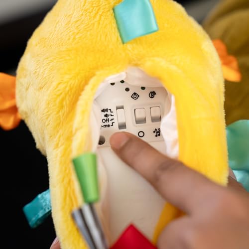 Image of Baby Einstein Sea Dreams Seahorse Plush Soother Toy, with Music and Lights, Ages 0 Months and Up, Yellow