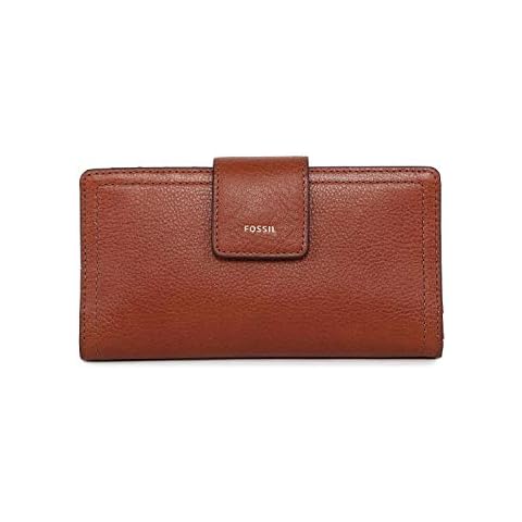 Fossil Women's Logan Leather RFID-Blocking Clutch Wallet Cover