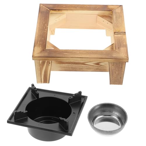 Gatuida 1 juego Horno de Alcohol para Camping de Estufa de Durable para Cocinar y Mantener Alimentos Calientes para Bbq y Buffet Resistente Altas