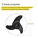 AQUOS Haswing White 12V 55LBS 54inch Electric Bow Mount Trolling Motor with 2.4G Remote Control for Inflatable Boat Kayak Bass Boat Aluminum Boat Fishing, Freshwater and Saltwater Use