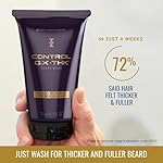 JUST FOR MEN Control GX + THK Thickening Beard Wash with Grey Reduction, Alpha Keratin Helps Beard Growth, Thickens Hair Up to 20%, Works with Every Hair Texture, 4 oz - Image 2