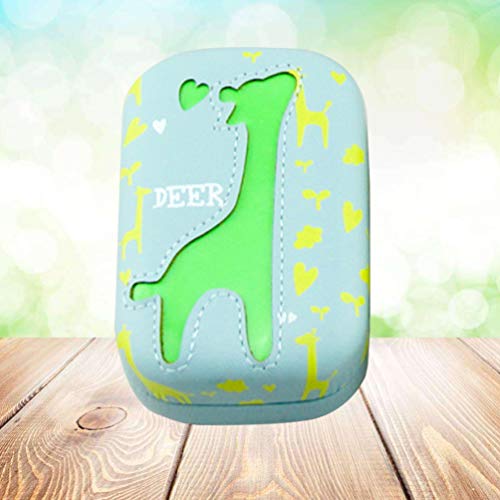Milisten Estojo Portátil para Lentes de Contato Kit de Viagem Cartoon Deer Contacte Lentes de Contat