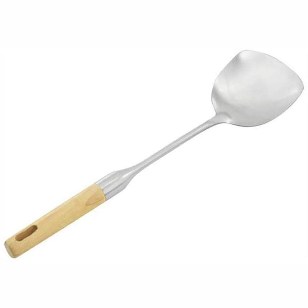 Spatule en acier inoxydable wok et outils de cuisine antiadhésives