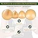 SUWAIS FASHION Ultra Push Up Sticky Bra Insert-Double Sided Adhesive Bra Pads-Stick on Bra For Sports, Swimmsuit, party and daily wear Beige