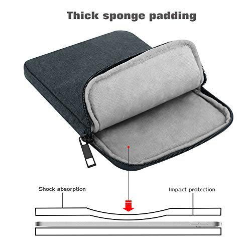 Image of MoKo 13 Inch Tablet Sleeve Bag Polyester Padded Carrying Case Slim Design | Fits New 13inch iPad Air M4 2026, iPad Pro M5 /M4 /Air M3 /M2 13 inch, iPadPro 12.9 inch, Galaxy Tab S8+ /S9+ 12.4 inch, Space Gray