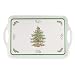 Spode Christmas Tree Melamine Serving Tray with Handles, 19-1/4-Inch