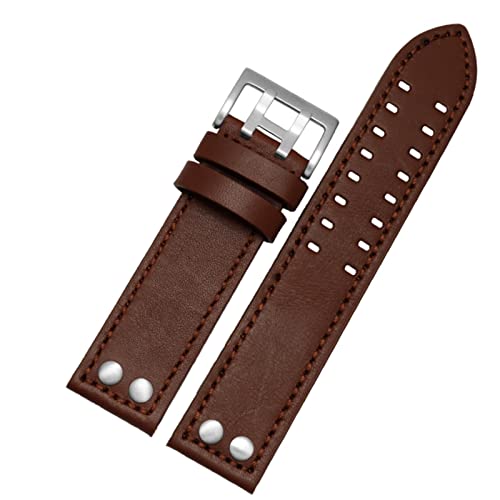 Bracelet de montre cuir véritable 22mm résolvez l'inconfort de votre Hamilton H760250