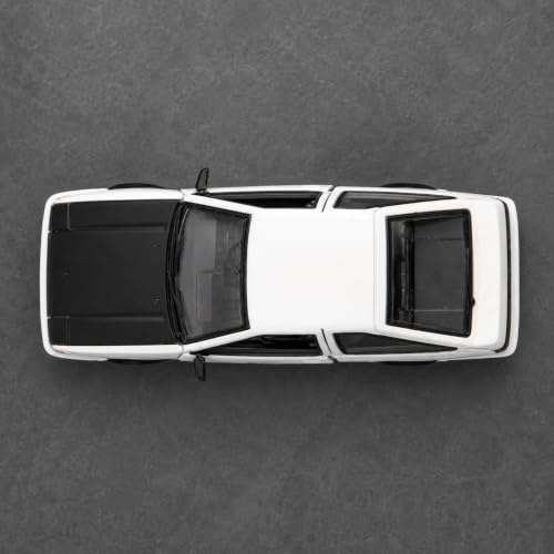 Image of Wizplex CCA Toyota AE86 H2 Hydrogen 1:64 Officially Licensed Premium Die Cast Metal Car in Acrylic Display Case - Openable Doors, Collectible JDM Classic Coupe Showpiece for Collectors & Kids 3+