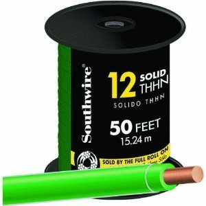 SOUTHWIRE COMPANY LL 11591537 Thhn Wire, 50', Green