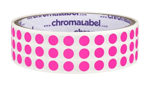 ChromaLabel 0.25 Inch Round Label Permanent Color Code Dot Stickers, 1000 Labels per Roll...