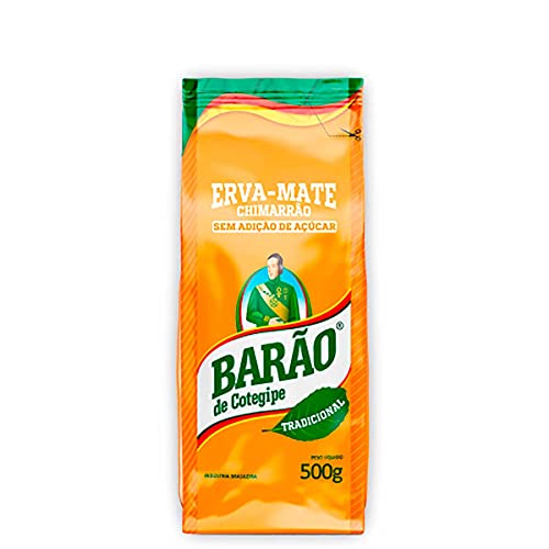 Kit 2 Ervas Mate p Chimarrão Barão Tradicional e com Chas
