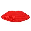 PINKZIO Silicone Makeup Brush Cleaning Mat, Brush Cleaner Mat, Red (1 PCS)