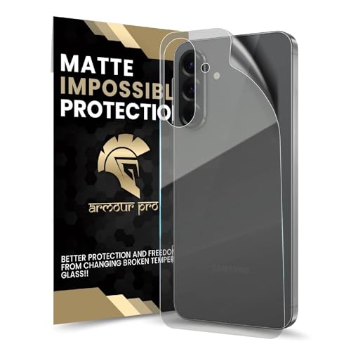 Image of ArmourPro Matte Back Screen Protector for Samsung Galaxy A56, Premium Ultra Thin TPU Back Membrane Guard, Anti-Glare, Bubble-Free, Edge to Edge Coverage, Fingerprint Friendly | 1 Pack
