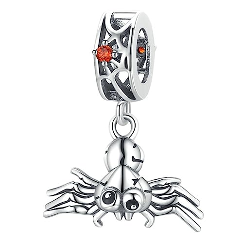 Bracelet pendentif araignée zircon pour création colliers et bijoux Halloween