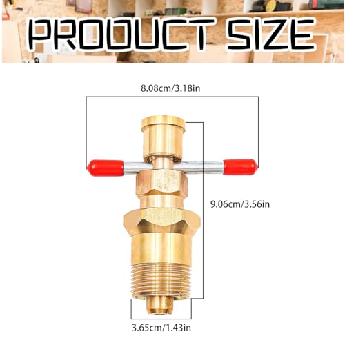 Olive Puller Tool 15mm & 22mm – Solid Brass Tube Fitting Remover for Plumbing | Easy Removal for Compression Fittings | Durable, Non-Slip, Olive Extractor for DIY & Professionals 2 Olive Puller Tool 15mm & 22mm – Solid Brass Tube Fitting Remover for Plumbing | Easy Removal for Compression Fittings | Durable, Non-Slip, Olive Extractor for DIY & Professionals - Image 2