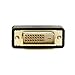 Arnorin DVI-D Male to DVI-I Female Port Saver Adapter Compact Size Gold Plated