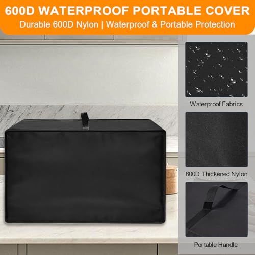 Image of Toaster Oven Air Fryer Cover, Heat-Resistant Waterproof Dust-proof Kitchen Appliance Covers Compatible For Emeril Lagasse Everyday 360 S-AFO-001 Air Fryer