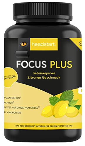 Headstart veganes Pulver für deinen Booster Energy Drink | Focus Plus...