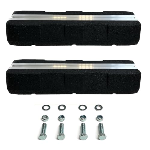 Dämpfungssockel-Set 2 Stück 2x600 mm | für Wärmepumpen | Antivibrationsfüße | Montagesockel | Gummi Aufstellblocke | Bodenkonsole fur...