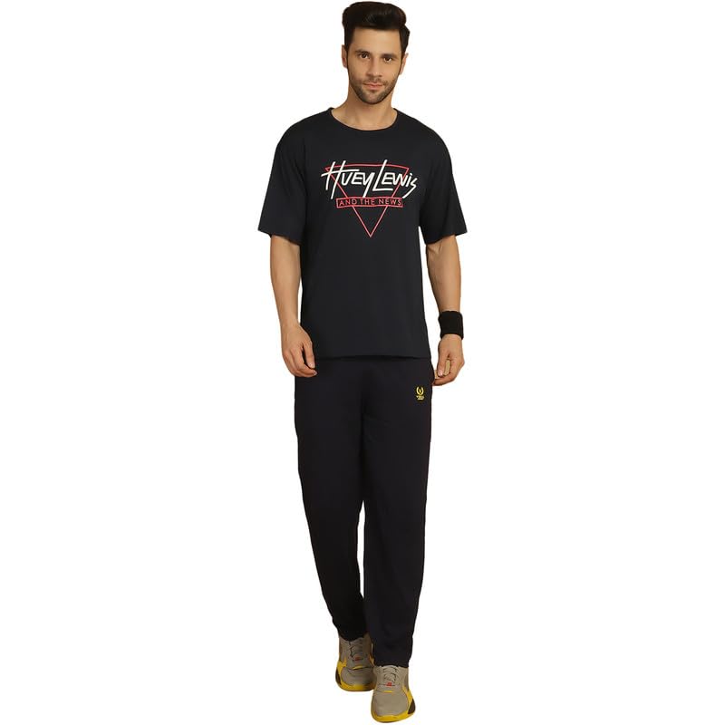 Image of Mack Jonney Printed Round Neck Cotton Oversize Half sleeves Co-ord set Tracksuit For Men-P-MACK52845