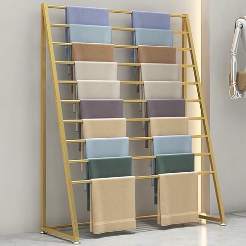 Robustes Stoff-Rollregal, Stahlrahmen-Organizer für Quilten und Textilaufbewahrungslösungen, perfekt für Werkstatt-Display und Stoffrollenhalter