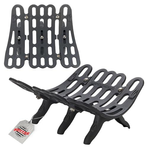 Flame Genie Fireplace Grate - Self-Feeding Fireplace Tools, Wood Stove Accessories, Fire Logs, Fireplace Grates, 2 ¾
