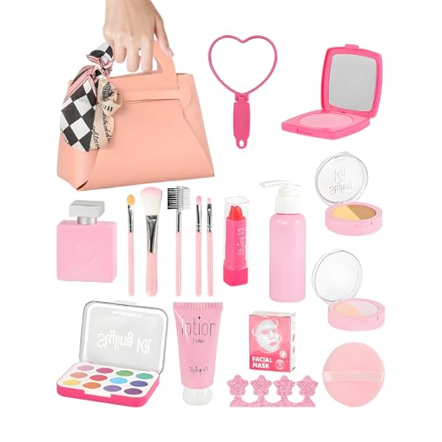 Set De Maquillaje De Juguete - Juego De rol Creativo - Juego de Maquillaje de Imitación para Niñas | para Niñas Y Niños Reuniones En Casa Desarrollo En Interiores Cumpleaños Fiesta Diversión Y Tiempo
