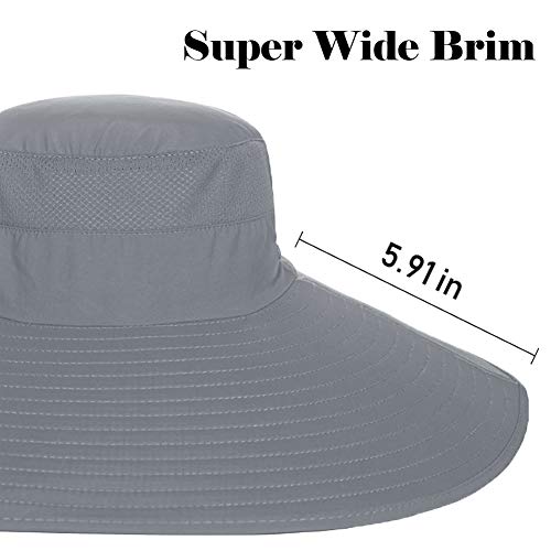 image for T WILKER Wide Birm Sun Hat for Men Women Hunting Fishing Hats Breathab