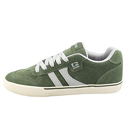 Image of Globe Men's Skateboarding Shoes, Green Hunter Green Grey 29005, 4.5 UK