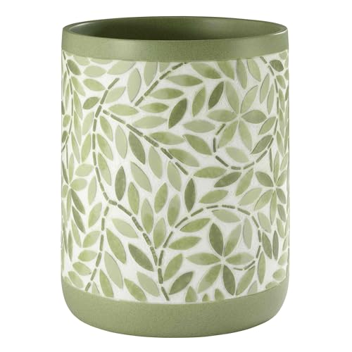 Avanti Linens Accessories Bathroom Essentials, Wastebasket, Green