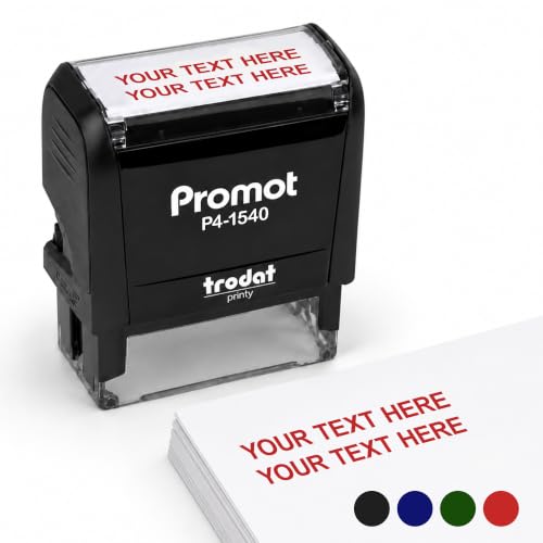 Promot Self Inking 2 Line Stamp Small Image