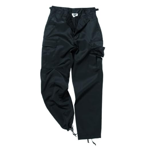 Mil-Tec Herr Cargo Us Ranger byxor typ Bdu svart XXL