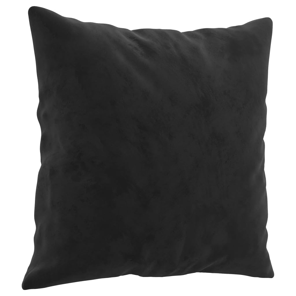 sofás de Dos plazas,Sofa 120 cm,Sofa Cama Dos plazas,Sofá de 2 plazas con Cojines Terciopelo Negro 140 cmAdecuado para salón, Dormitorio