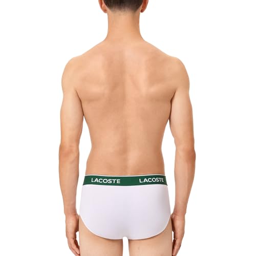 Lacoste Men's Cotton Stretch Essentials Briefs, 5-Pack (Amazon Exclusives)3