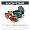 Collapsible Frontier Cookset with Ultra-Lightweight Pot - 5 Pieces by Sea to Summit