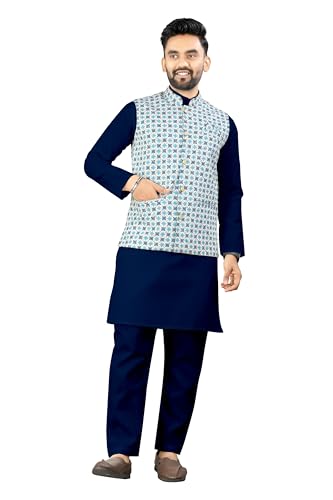 Image of Trustous Traditional Men's Kurta Koti Set (3 PCS SET)