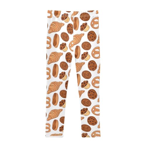 Girls Leggings Cake Muffin Chocolate Cookies Slice Toddler Girls Clothes Leggings for Girls Toddler Girls Leggings 3-4T2