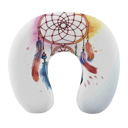 Almohada U de espuma viscoelástica 30 cm cómoda