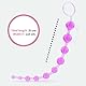 Analkugeln 31cm Rosa Sexspielzeug Anal Beads Flexibel Analkugeln für frau Analkette Analkugeln für männer Anal toy Analkette für mann Analperlen Analspielzeug für frauen anfänger A01 (Rosa)