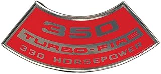 Eckler's Premier Quality Products 25-122398 Corvette Air Cleaner Turbo Fire Decal, 350ci/330hp, LT1,