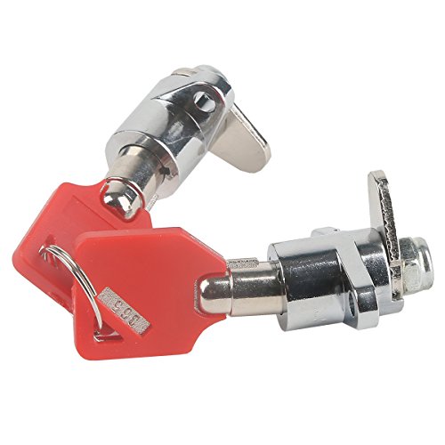 SLMOTO juego de cerraduras de 2 llaves para maletero rígido compatible con Harley Davidson Touring 1993-2013 miniatura 1