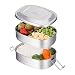 G.a HOMEFAVOR Caja de Almuerzo de Acero Inoxidable Caja de Bento 2...