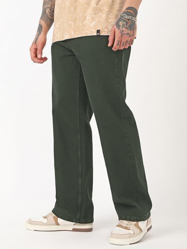 Image of Bewakoof Men's Baggy Fit Jeans
