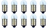 CEC Industries #51 Bulbs, 7.5 V, 1.65 W, BA9s Base, G-3.5 shape (Box of 10)