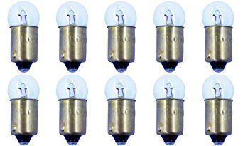 CEC Industries #51 Bulbs, 7.5 V, 1.65 W, BA9s Base, G-3.5 shape (Box of 10)