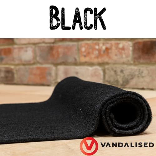 Vandalised- 4 Way Stretch Carpet Lining – for Camper/Van/Caravan - 9 Colours, Various Lengths with Glue (1:Black, 4meter x 2meter 4xGlue) - Image 3