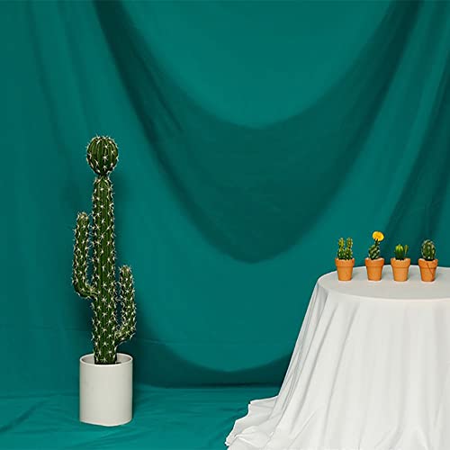 5 X 6.5 Feet/1.5 X 2M Cedar Green Chromakey Muslin Backdrop Background Screen For Photo Video Studio Photography For Photoshoot Televison Online Meetings #TOP2