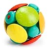 Bright Starts Wobble Bobble Activity Ball Toy, Baby & Toddler Crawl Toy, Interactive Sounds & Textures, Ages 3 Months+