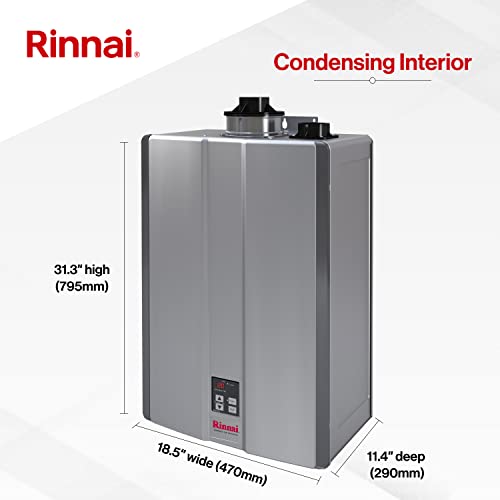 Rinnai RSC199IN Smart-Circ Condensing Gas Tankless Water Heater, Super High Efficiency Plus Natural Gas Water Heater thumb #4