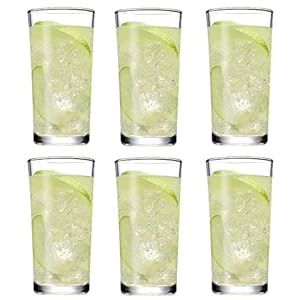 Pasabahce Alanya Water/Juice Glass Tumbler 260 ml 6 Pcs Set, Transparent